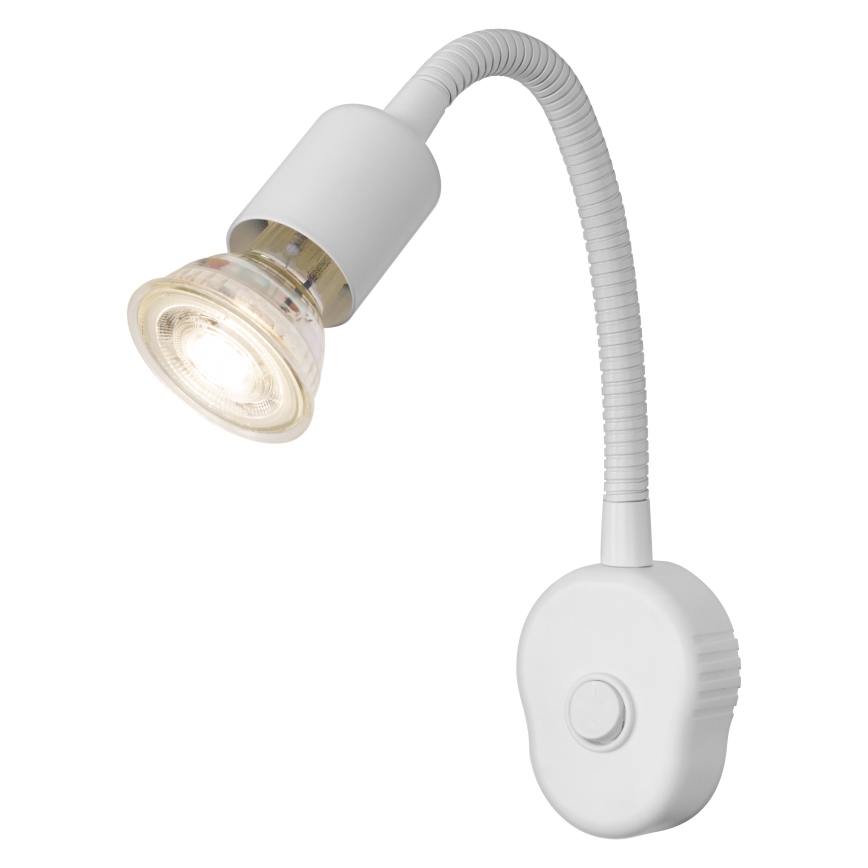 Osram - Гъвкава стенна лампа PLUG TUBE FLEX 1xGU10/5W/230V бяла