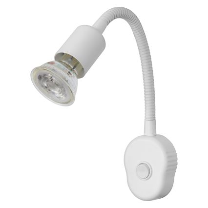 Osram - Гъвкава стенна лампа PLUG TUBE FLEX 1xGU10/5W/230V бяла