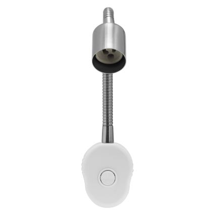 Osram - Гъвкава стенна лампа PLUG TUBE FLEX 1xGU10/5W/230V матов хром/бяла