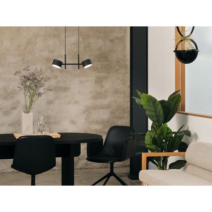 Osram - димируем LED полилей на кабел DECOR KYOTO 2xLED/10W/230V CRI 90 черен
