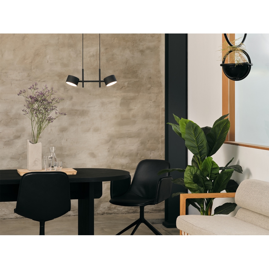Osram - димируем LED полилей на кабел DECOR KYOTO 2xLED/10W/230V CRI 90 черен