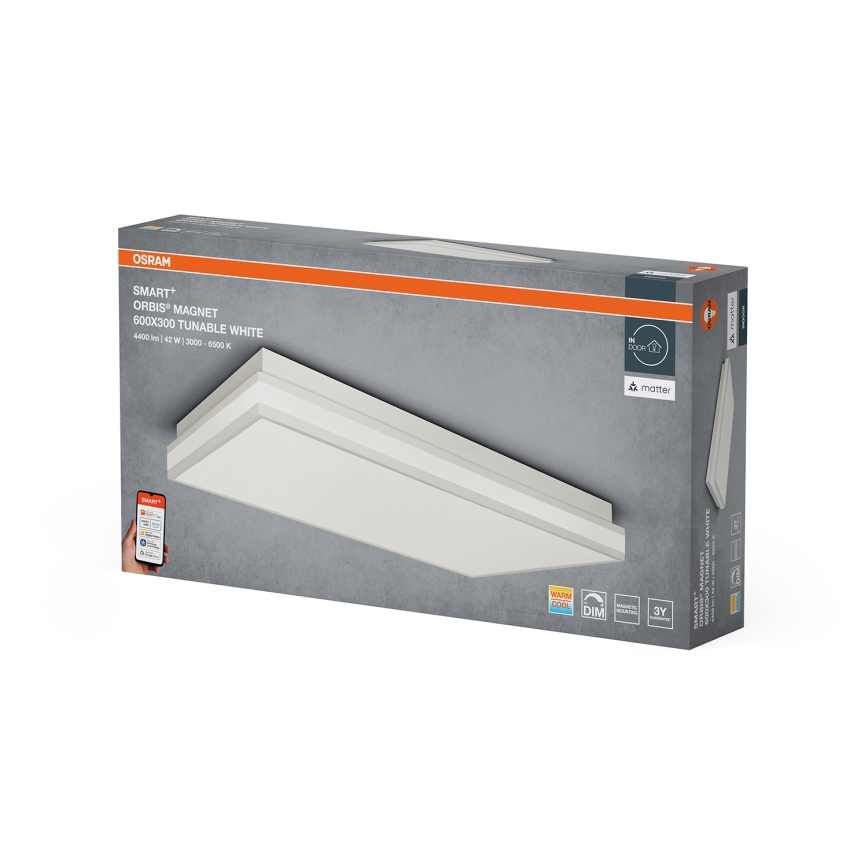 Osram - Димируемо LED таванно осветително тяло SMART+ MAGNET LED/42W/230V 30x60 cm 3000-6500K Wi-Fi