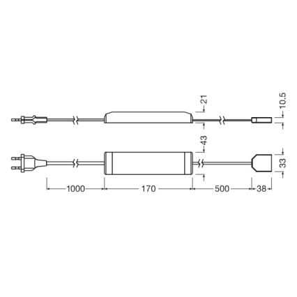 Osram - LED димируема лента FLEX ACOUSTIC 2,6m LED/29W/230V + дистанционно управление