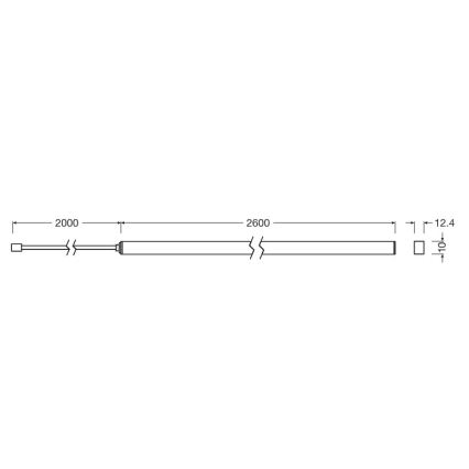 Osram - LED димируема лента FLEX ACOUSTIC 2,6m LED/29W/230V + дистанционно управление