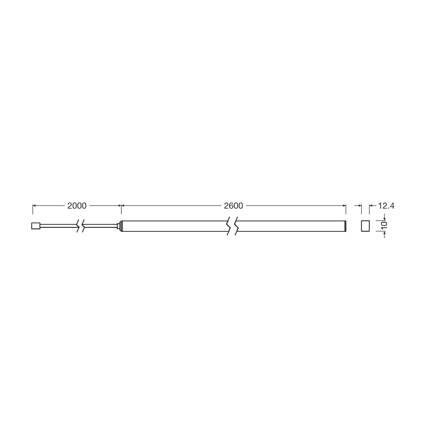 Osram - LED димируема лента FLEX ACOUSTIC 2,6m LED/29W/230V + дистанционно управление