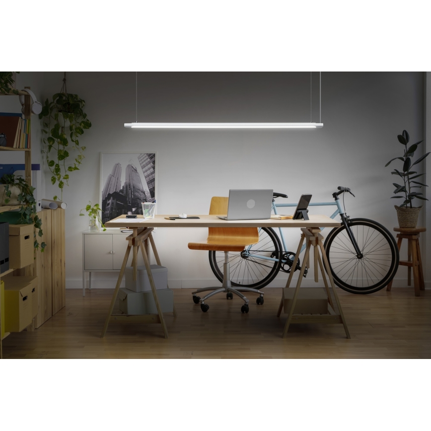 Osram - LED димируем полилей на кабел OFFICE LINE LED/40W/230V 4000K 120 cm бял