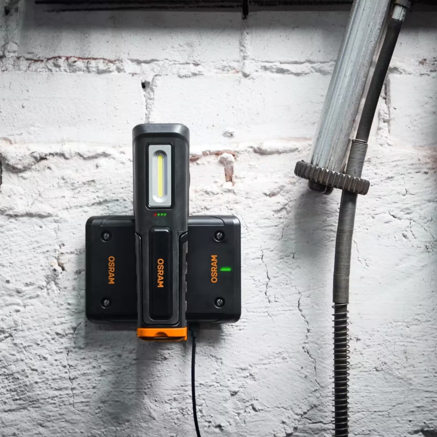 Osram - Димируема презареждаема инспекционна лампа LEDINSPECT WIRE-FREE PRO 600 LED/5W/3,7V IP54 2600 mAh