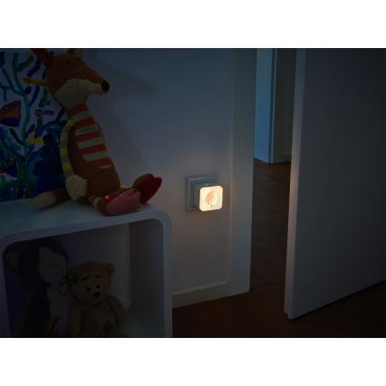 Osram - LED димируем контакт с вградено осветление SCHUKO SMART+ NIGHTLIGHT 3680W/230V Wi-Fi