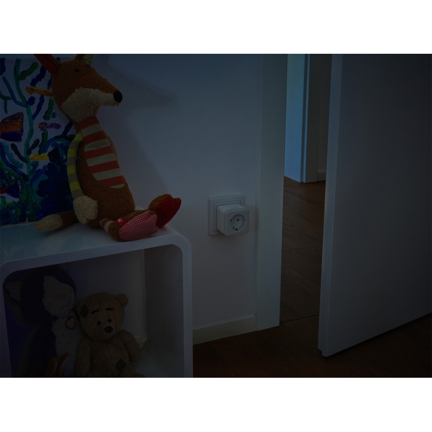 Osram - LED димируем контакт с вградено осветление SCHUKO SMART+ NIGHTLIGHT 3680W/230V Wi-Fi