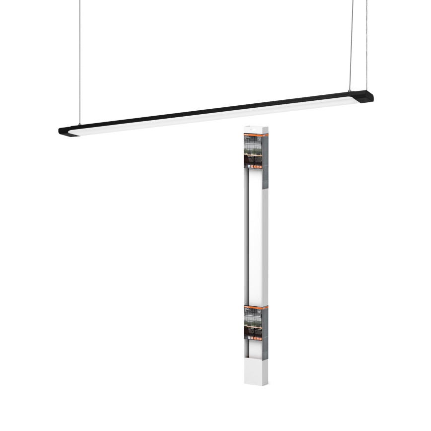 Osram - LED димируема висяща лампа на кабел OFFICE LINE LED/40W/230V 4000K 120 cm черна