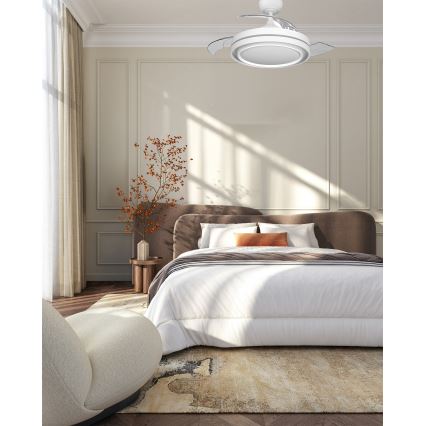 Osram - LED димируемо таванно осветително тяло с вентилатор PONIENTE LED/36W/230V 3000/4000/6500K + дистанционно управление