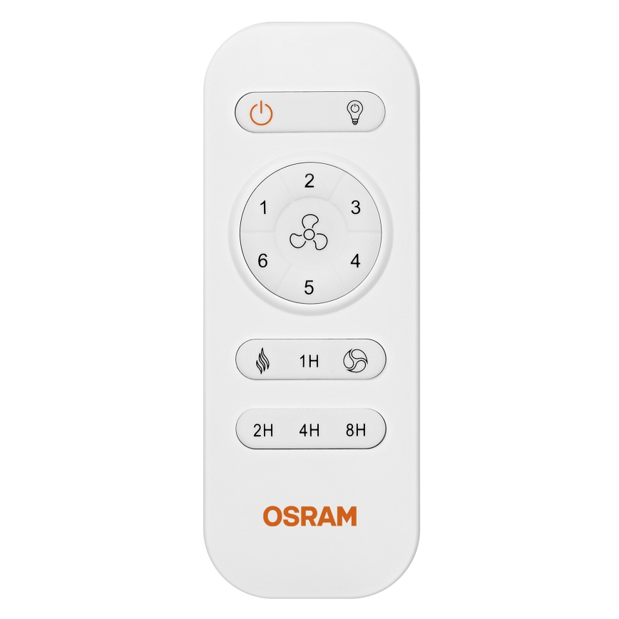 Osram - LED димируемо таванно осветително тяло с вентилатор PONIENTE LED/36W/230V 3000/4000/6500K + дистанционно управление