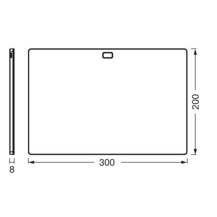 Osram - LED осветително тяло за монтаж под шкаф с регулируема яркост и сензор за движение UNDERCABINET LED/7,5W/230V 3000/4000/6500K 20x30 cm бяло