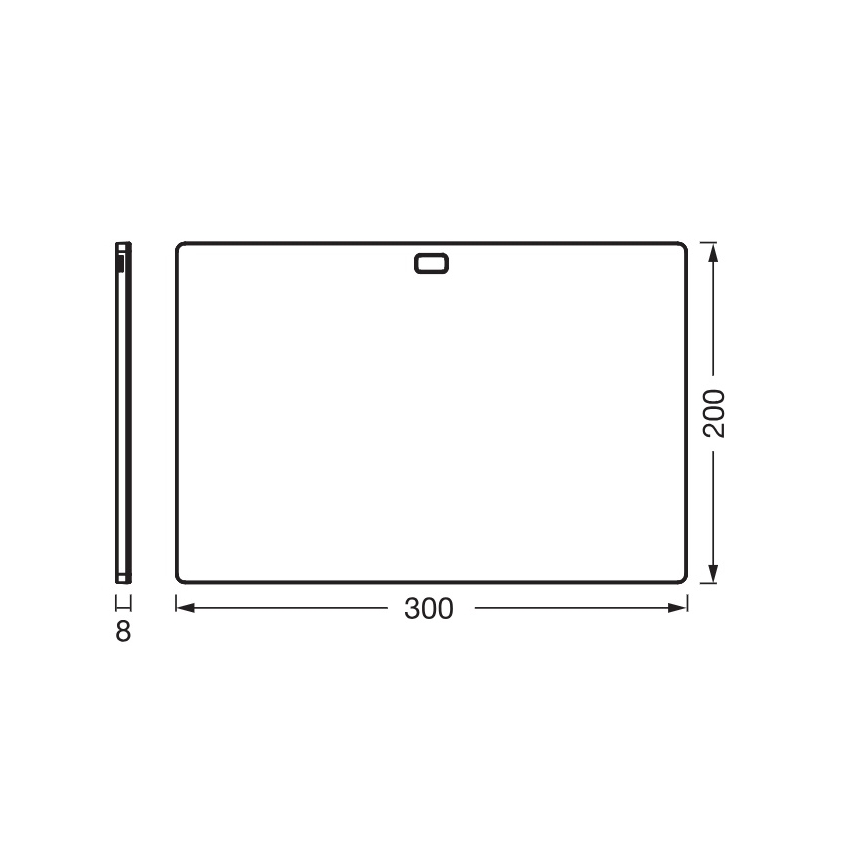 Osram - LED осветително тяло за монтаж под шкаф с регулируема яркост и сензор за движение UNDERCABINET LED/7,5W/230V 3000/4000/6500K 20x30 cm бяло