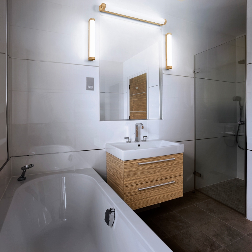 Osram - димируемо LED осветление за огледало в банята ORBIS TUBE LED/9W/230V 3000/4000K 40 cm IP44 кафяво