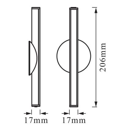 Osram - димируема презареждаема ориентираща LED лампа LEDSTIXX LED/2W/5V CRI 90 IP44 бяла