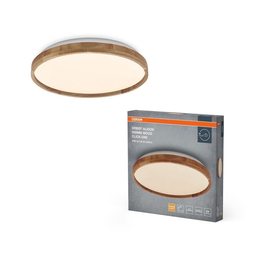 Osram - LED димируемо таванно осветително тяло ORBIS ALISON LED/36W/230V Ø 50 cm бежово