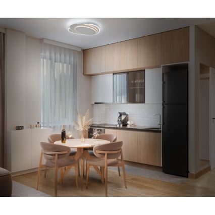 Osram - LED димируемо таванно осветително тяло ORBIS LAYERS LED/50W/230V 2600-6000K 36x49 см бяло + дистанционно управление