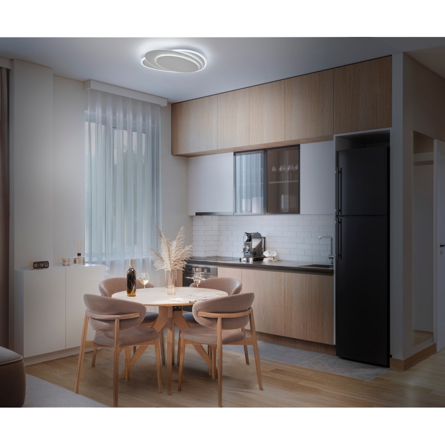 Osram - LED димируемо таванно осветително тяло ORBIS LAYERS LED/50W/230V 2600-6000K 36x49 см бяло + дистанционно управление