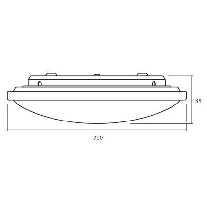 Osram - LED димируемо таванно осветително тяло ORBIS LED/17W/230V 2700-6500 K диаметър 31 см + дистанционно управление