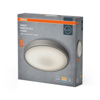 Osram - Димируемо таванно осветително тяло ORBIS LED/25W/230V 2700-6500 диам. 41 см + дистанционно управление