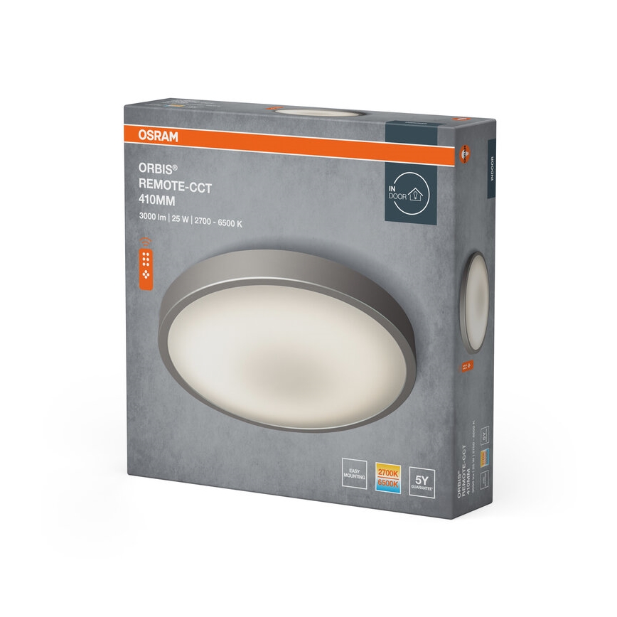 Osram - Димируемо таванно осветително тяло ORBIS LED/25W/230V 2700-6500 диам. 41 см + дистанционно управление