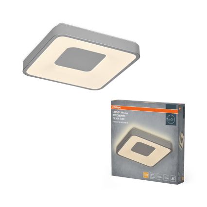 Osram - LED димируемо таванно осветително тяло ORBIS PIANA LED/24W/230V 38x38 cm сребристо