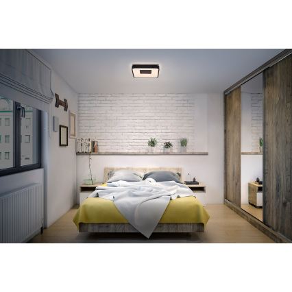 Osram - LED димируемо таванно осветително тяло ORBIS PIANA LED/36W/230V 48,5x48,5 cm черно