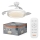 Osram - LED димируемо таванно осветително тяло с вентилатор PONIENTE LED/36W/230V 3000/4000/6500K + дистанционно управление