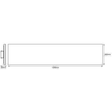 Osram - LED димируемо таванно осветително тяло SMART+ безрамково LED/40W/230V 3000-6500K Wi-Fi