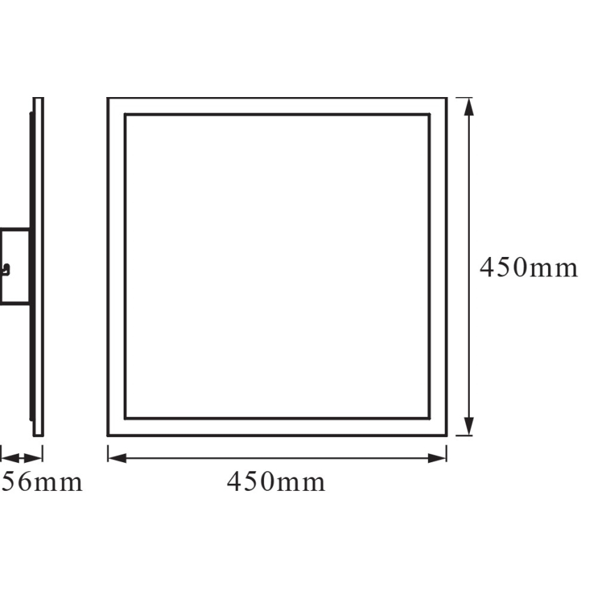 Osram - LED димируемо таванно осветително тяло SMART+ PLANON LED/28W/230V 45x45 cm 3000-6500K Wi-Fi