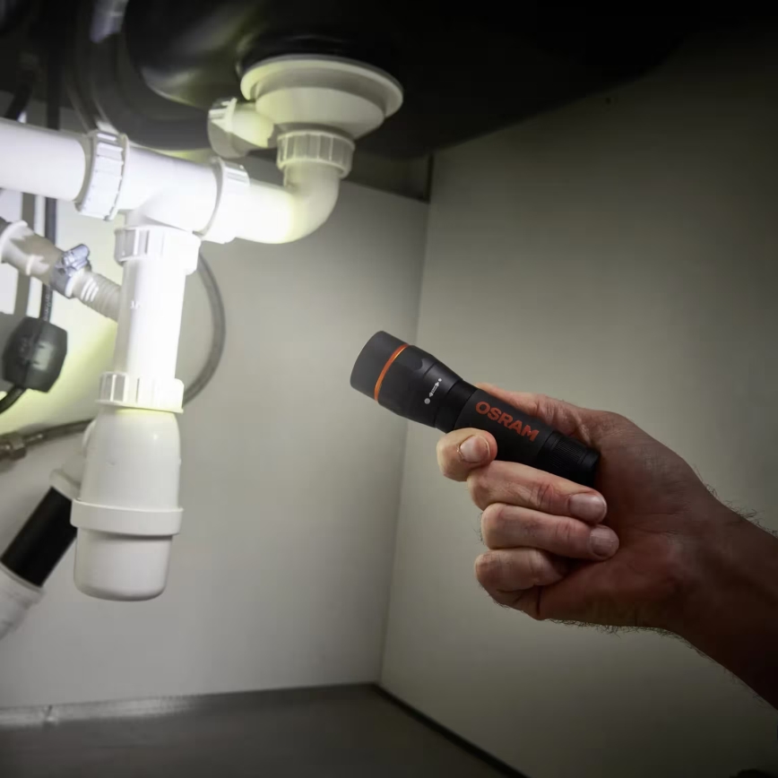 Osram - LED фенер със възможност за димиране LEDINSPECT TORCH 450 ESSENTIAL LED/6W/3xAAA IP44