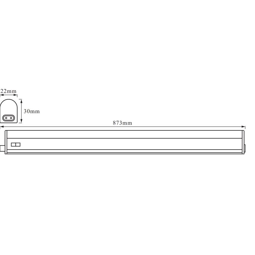 Osram - LED Лампа за под кухненски шкаф BATTEN LED/10W/230V