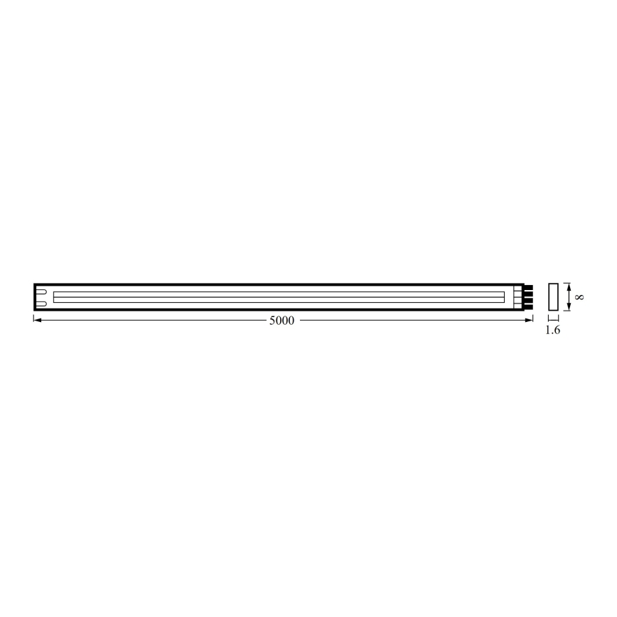 Osram - LED лента FLEX COB 5m LED/24W/230V