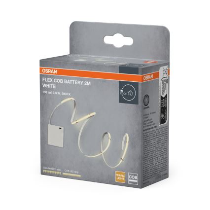 Osram - LED лента FLEX COB BATTERY 2m LED/3,3W/4xAA