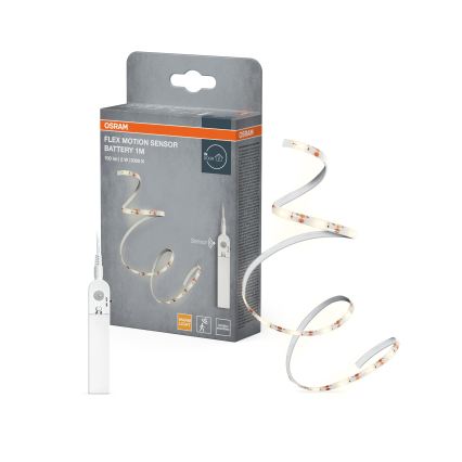 Osram - LED лента със сензор за движение FLEX 1m LED/2W/4xAA