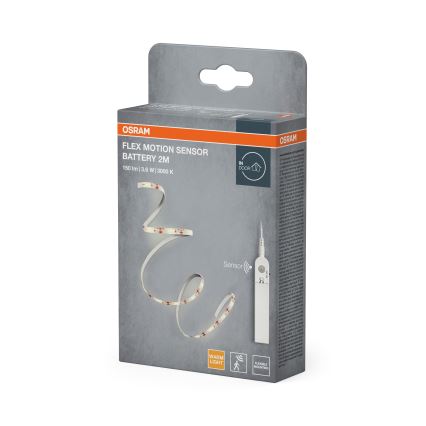 Osram - LED лента със сензор за движение FLEX 2m LED/3,6W/4xAA