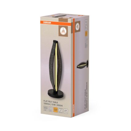 Osram - LED настолна лампа DECOR FLAT LED/13W/230V сива