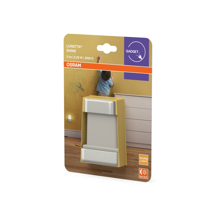 Osram - LED нощна лампа със сензор LUNETTA LED/0,28W/230V 3000K