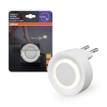 Osram - LED нощна лампа със сензор за движение и сумрак LUNETTA LED/0,31W/230V бяла
