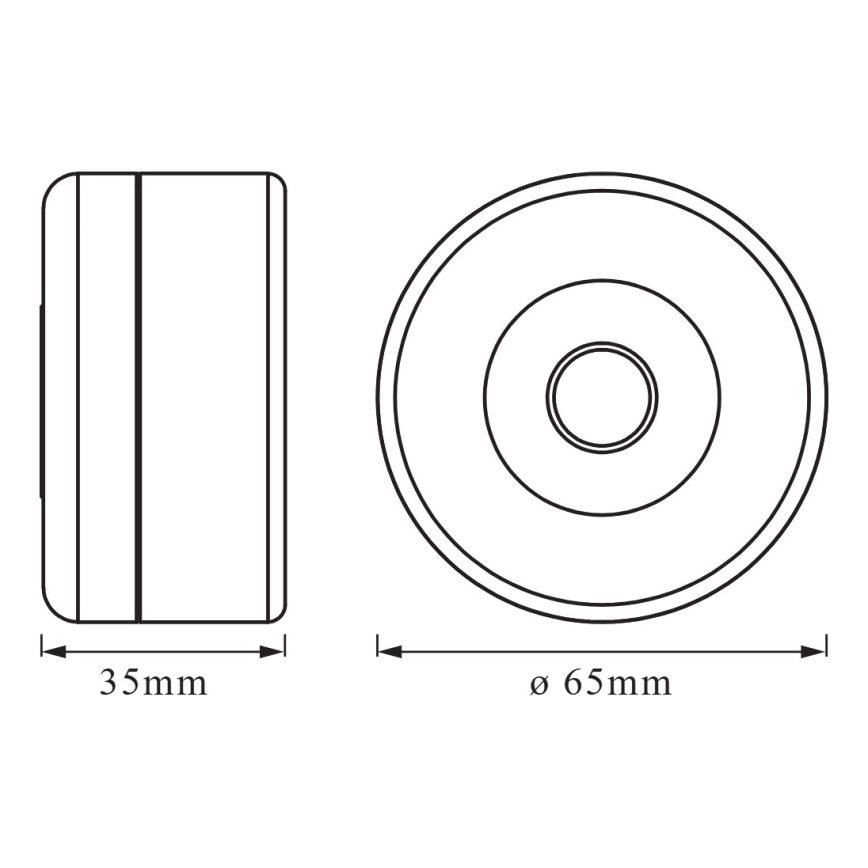 Osram - LED димируема ориентационна лампа DOT-IT LED/0,45W/5V 500 mAh бяла