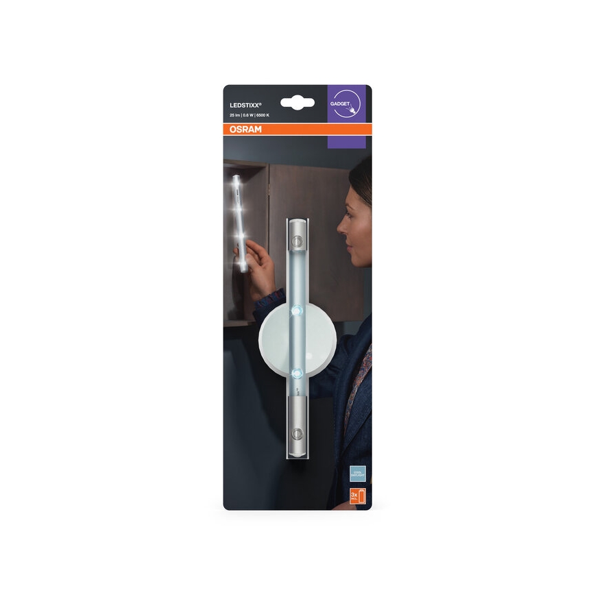 Osram - LED ориентационно осветително тяло LEDSTIXX LED/0,6W/3xAAA