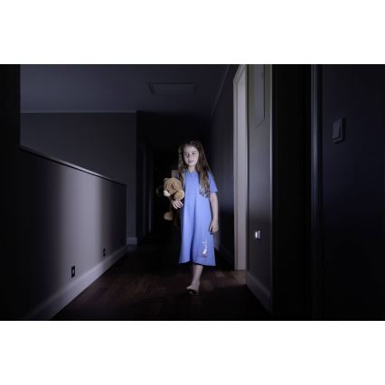 Osram - LED ориентационно осветително тяло със сензор NIGHTLUX LED/0,3W/3xAAA IP54 сребристо