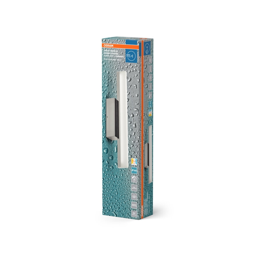 Osram - димируемо LED осветление за огледало ORBIS MIRROR LED/6,8W/230V 40 cm 3000/4000K IP44 лъскав хром