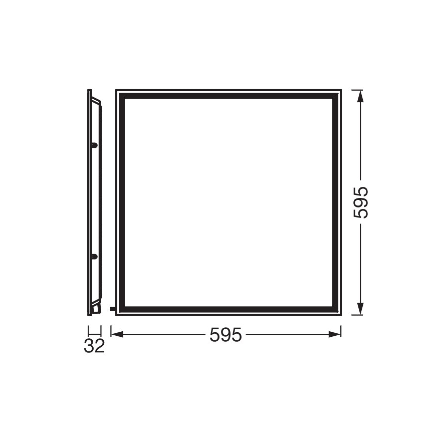 Osram - LED панел за окачен таван ESSENTIAL LED/50W/230V 3000/4000/6500K 60x60 cm