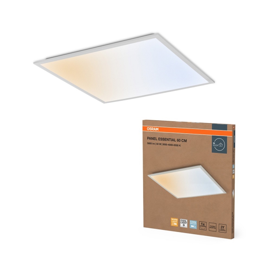 Osram - LED панел за окачен таван PANEL ESSENTIAL LED/50W/230V 3000/4000/6500K 60x60 cm бял