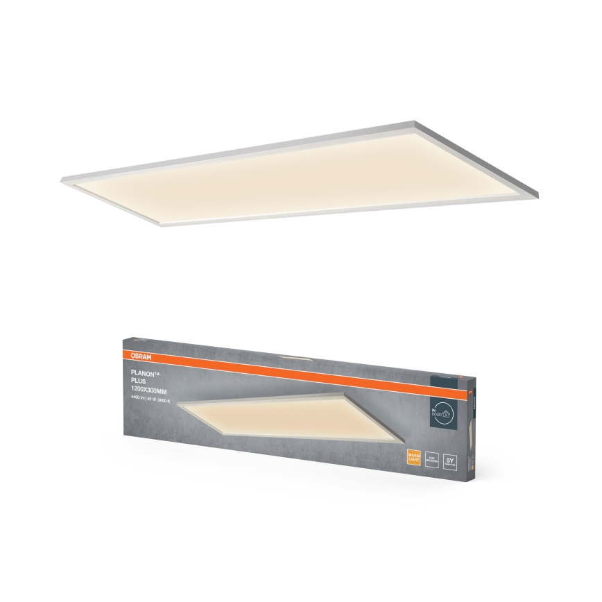 Osram - LED панел за повърхностен монтаж PLANON LED/40W/230V 3000K 30x120 cm бял