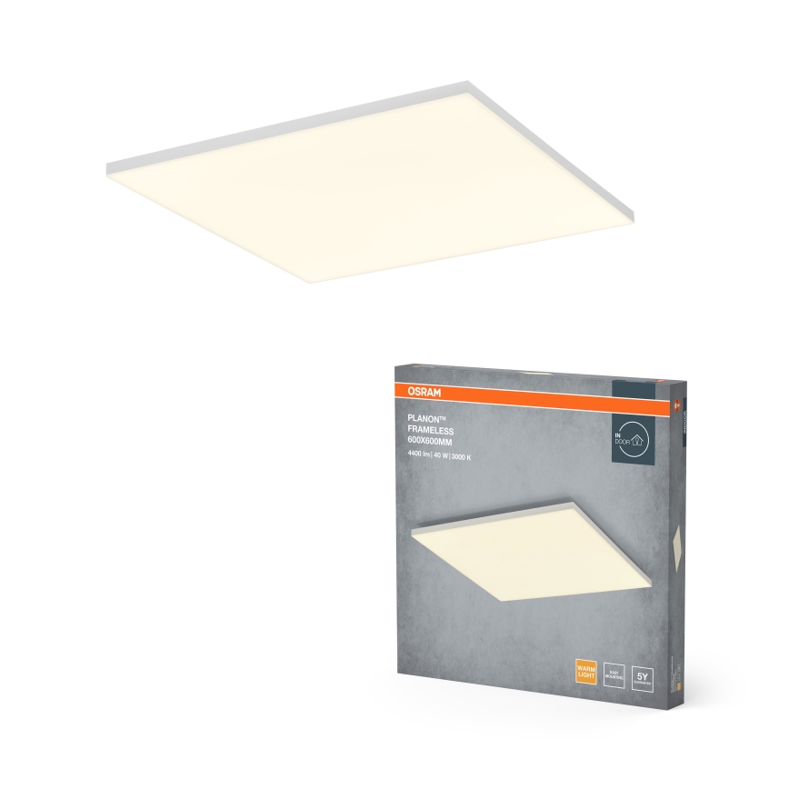 Osram - LED панел за повърхностен монтаж PLANON LED/40W/230V 3000K 60x60 см бял