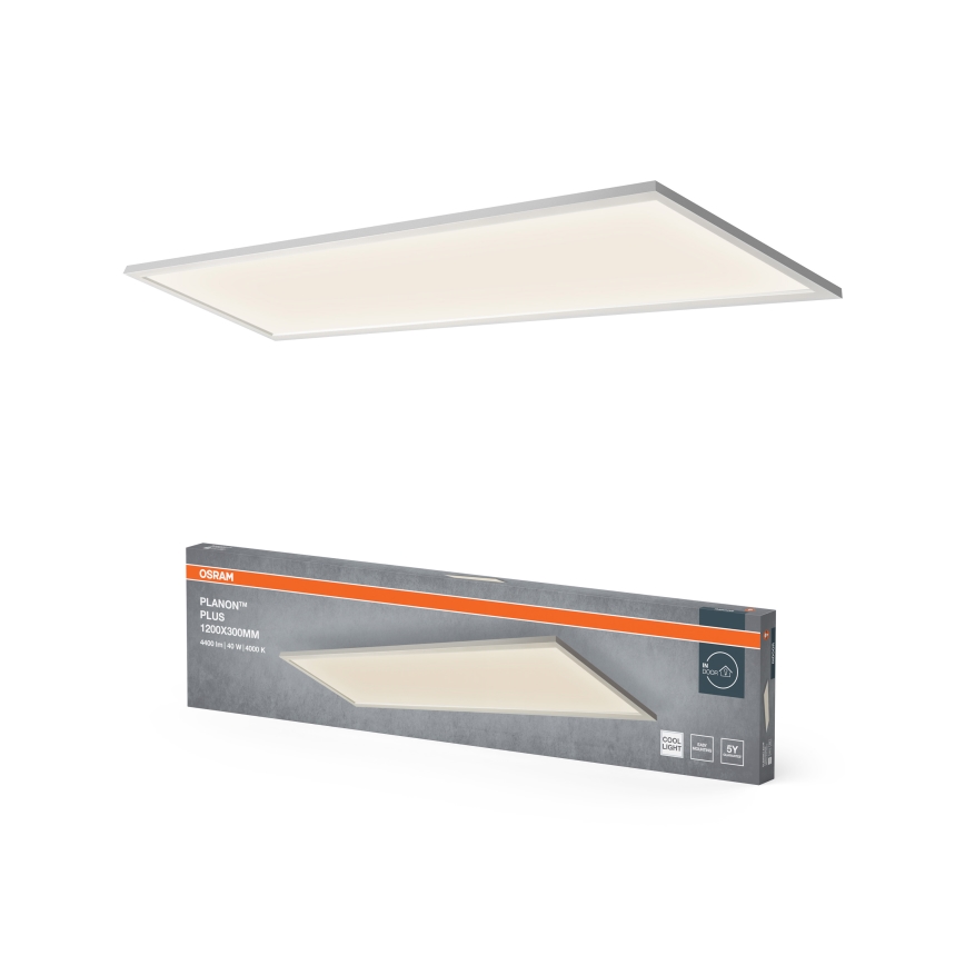 Osram - LED панел за повърхностен монтаж PLANON LED/40W/230V 4000K 30x120 cm бял