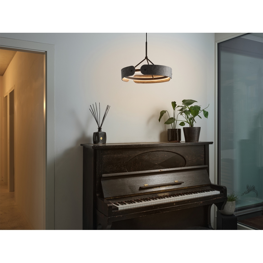 Osram - LED пендел на кабел DECOR CURVE LED/33W/230V, сив